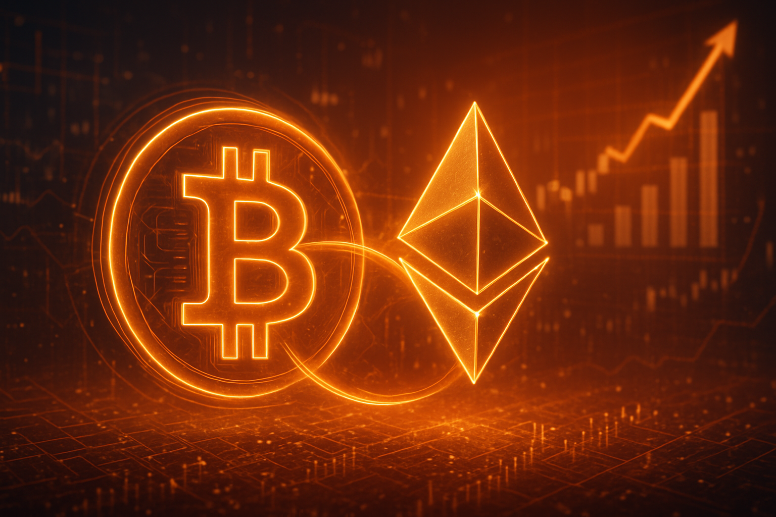 Bitcoin and Ethereum Lead a Resurgent Crypto Market, Reclaiming Key Levels Amidst “Uptober” Rally