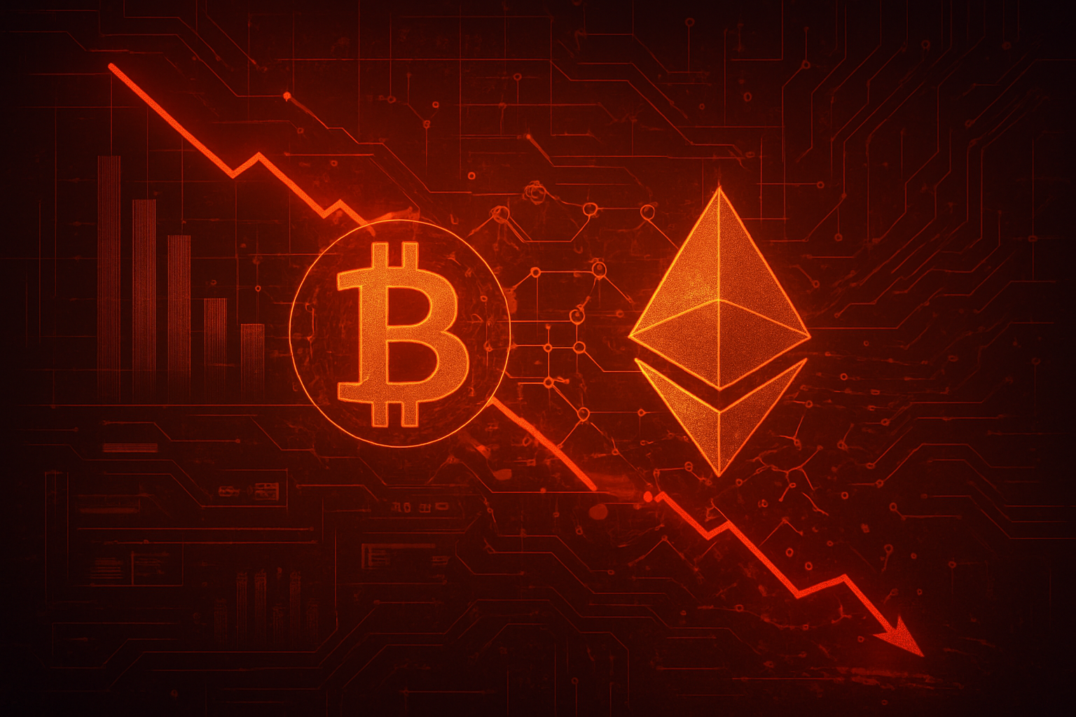Crypto Market Reels as Powell’s Hawkish Stance on Interest Rates Triggers Bitcoin and Ethereum Sell-Off