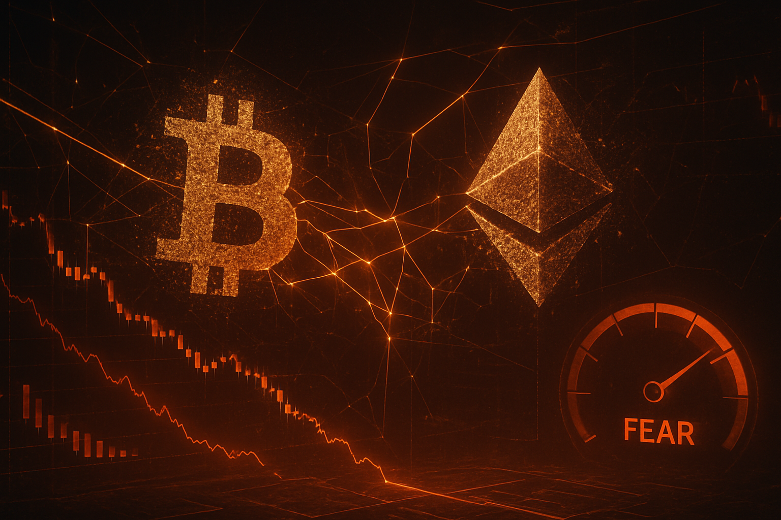 Crypto Market Plunges into “Fear Territory” as Bitcoin Leads Steep Losses