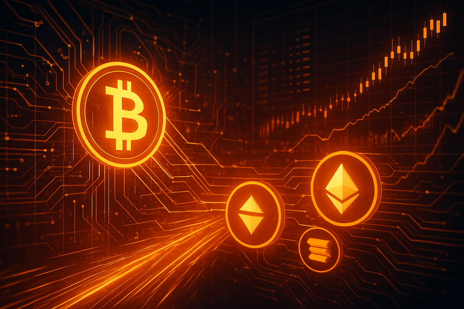 Crypto Titans Roar: Bitcoin, Ethereum, and Solana Charge Towards All-Time Highs Amidst ETF Inflows and Macroeconomic Shifts