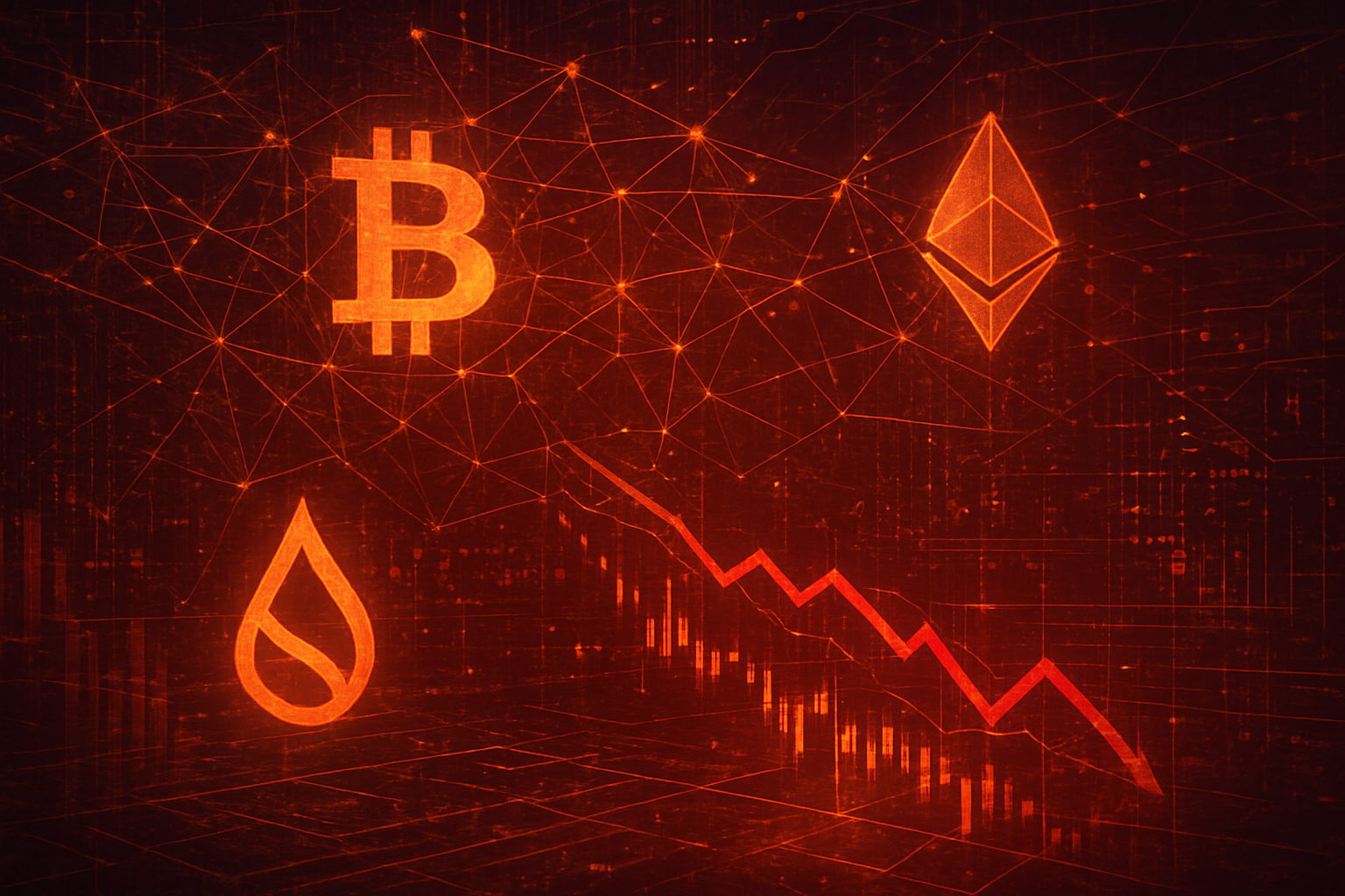 Crypto Market Reels as Sui Tumbles Amidst Broader Downturn: Over $1 Trillion Erased